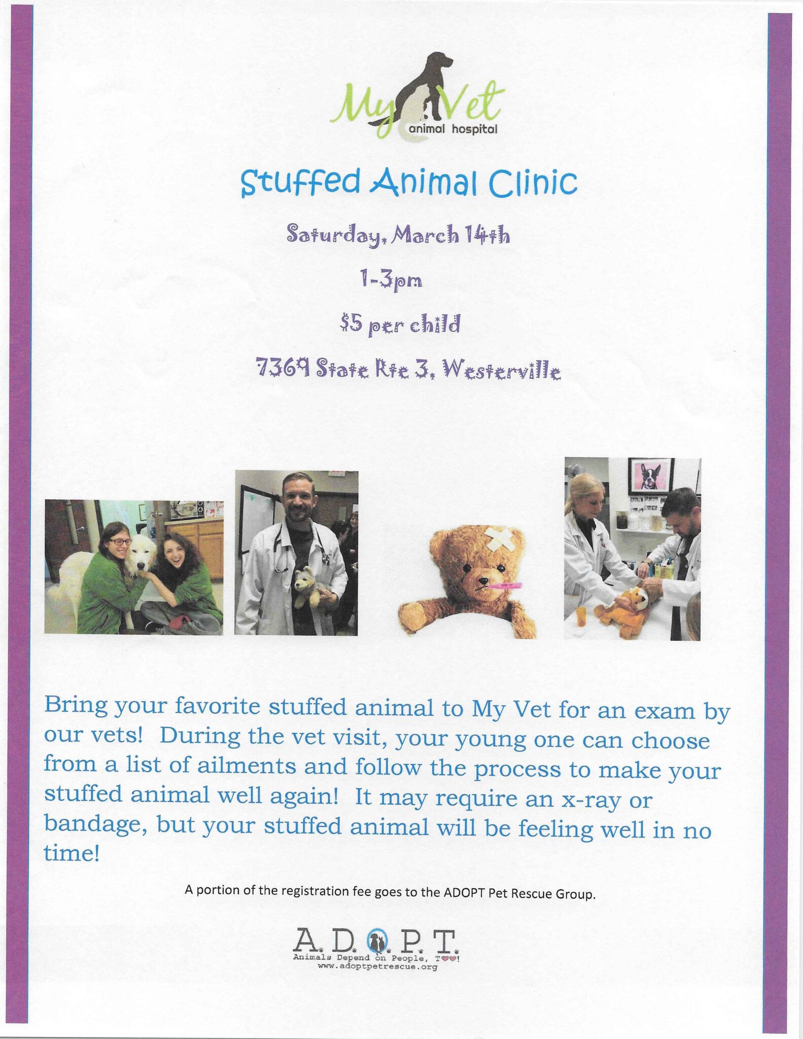 stuffed animal vet